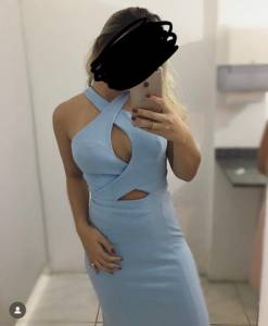 Vestido Longo Azul