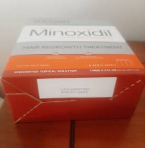 Minoxidili - Caixa C/ 3 Unidades - Pronta Entrega