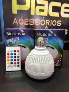 Lmpada Led Music Bluetooth Musical + Controle - Fazemos Entregas