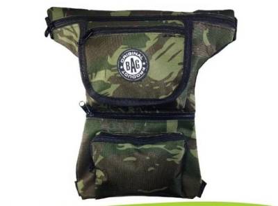 Pochete De Perna Camuflada Cartucheira Motoboy, Camping, Trabalhos De Campo,
