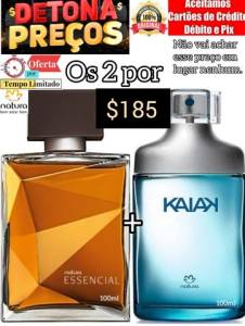 Super Promoo Kit Essencial + Kaiak Urbe 100ml Cada Originais Lacrados