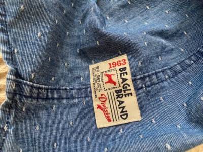 Camisa Beagle Jeans Manga Longa Nova Sem Uso Barbada