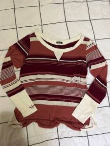 Blusa Soltinha Manga Comprida Rosa