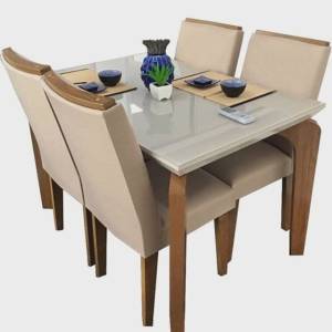 Conjunto Mesa Sala Jantar Mdf