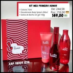 Kit Natura Meu Primeiro Humor Perfume Natura