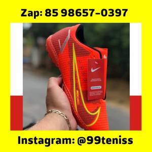 Chuteira (leia Descrio) Nova Com Garantia Nike Orange Society