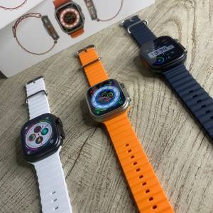 Smartwatch W68 Ultra Nfc Tela 49mm Com Brindes Pulseira Extra Pelcula