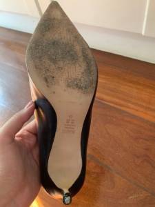 Scarpin Schutz Couro Preto