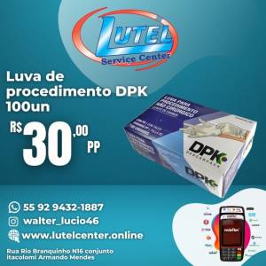 Luva De Procedimento Pp 30,00