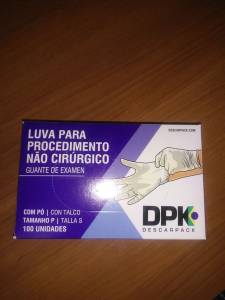 Luva De Latex M Cx C/100 Und 20,00