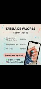 Alongamento Unha