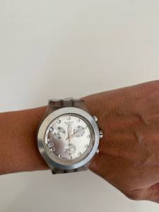 Relogio Swatch Swiss Cor Prata