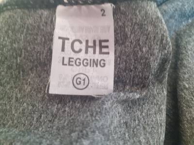 Legging Suplex Cinza Mesclado - Tam G1 br