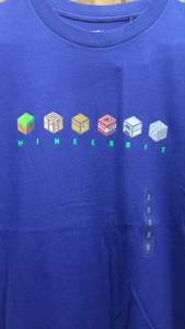 Camisa Minecraft Uniqlo Nova