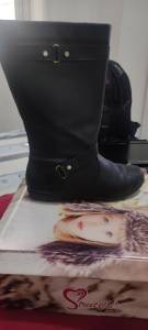 Bota Couro Ecolgico Tam 32/33
