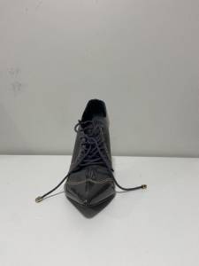 Sapato Feminino Ankle Boots Cinza Escuro 36