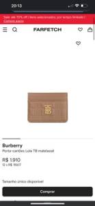 Porta Carto Burberry Metalass Rose