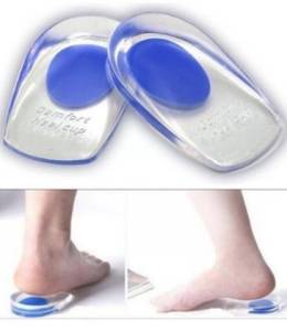 Par De Calcanheira Palmilhas Gel De Silicone Ortopdica