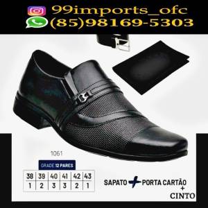 Sapatos (leia O Anncio) Novo Sapato Kit Social Confort Masculino