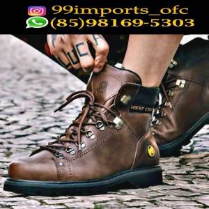 Botas (leia O Anncio) Bota Novo Coturno West Coast Masculino