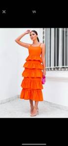 Vestido Laranja - Leia O Anncio