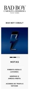 Perfume Carolina Herrera Bad Boy Cobalt Masculino  Eau De Perfum 150ml