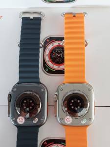 Smartwatch W68ultra + Modelo Serie 8 J Com Trava De Pulseiras