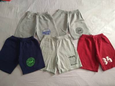Conjunto 5 Shorts Tam 5-6 Anos Novos
