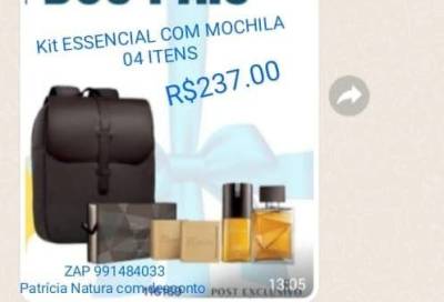 Natura Perfume Paz E Humor 70.00 Promoo