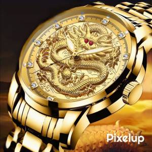 Relgio Drago Real 3d - S336 Original A Prova Dgua