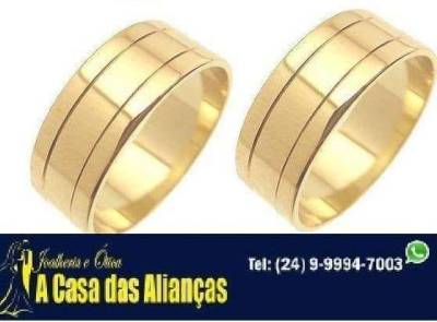 Alianas Ouro 18 Kilates