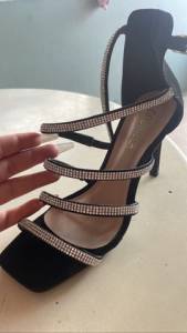 Salto Gabriela Com Strass