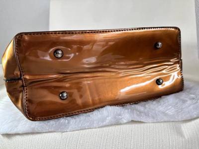 Bolsa De Mo / Caramelo Em Verniz.