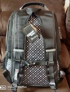 Mochila De Nylon Impermevel Com Trava Zper Codificado