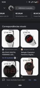 Relgio Feminino Digital Champion