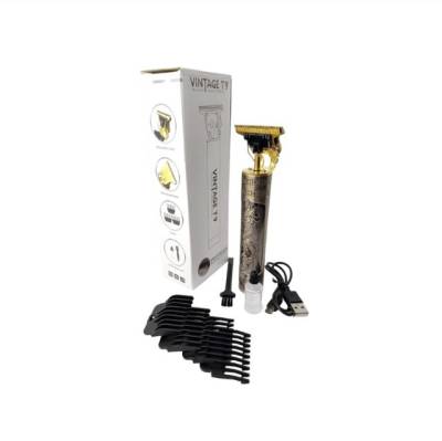 Maquina T9 Dragon Retro Ultra Afiado Barba Profissional Gold
