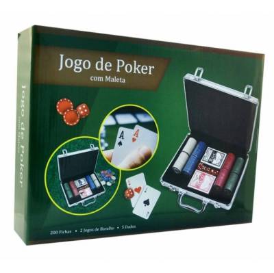 Kit Jogo De Poker Com Maleta