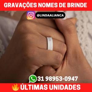 Par De Alianas De Prata 925