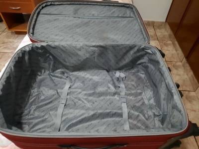 Mala Grande Marca Rufino Vermelha