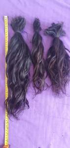 Cabelo Ondulado Humano Castanho