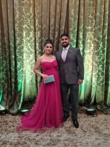 Vestido Longo Rosa Fucsia