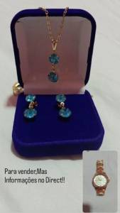 Vende-se Kit De Colar Com Brinco Semi Joia