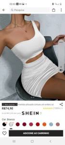 Vestido Shein Branco