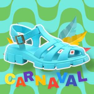 Sandlia Papetes Colors Carnaval