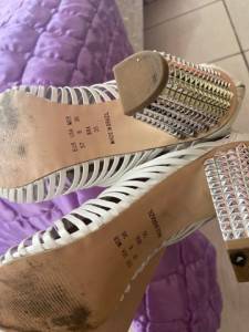 Sapatos Com Tiras Branco