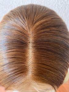 Linda Front Lace 100% Cabelo Humano Mel Loira