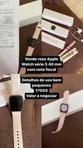 Apple Watch Srie 5 40 Mm Rose