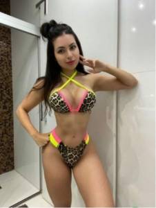 Biquni Oncinha Neon Moda Praia Vero 22