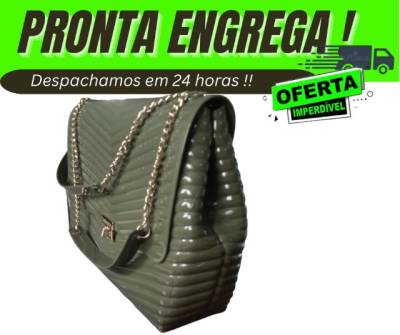 Bolsa Original De Ala Petite Jolie - Verde Escuro ( Usada Apenas 4x )
