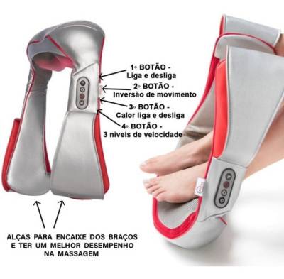 Colete De Massagem Therapic Roller Shoulder